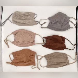 Soft Cotton mask hand crafted x 6